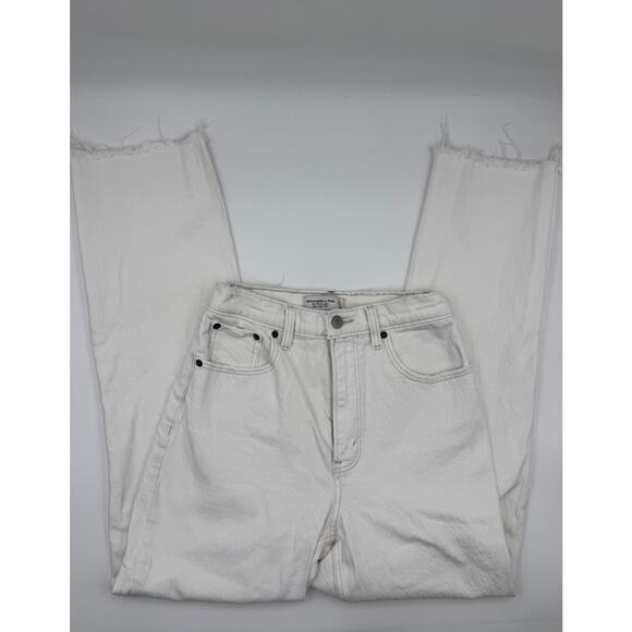 Abercrombie & Fitch Womens 90s Straight Ultra High Rise Curve Love Size 4 - Picture 4 of 4